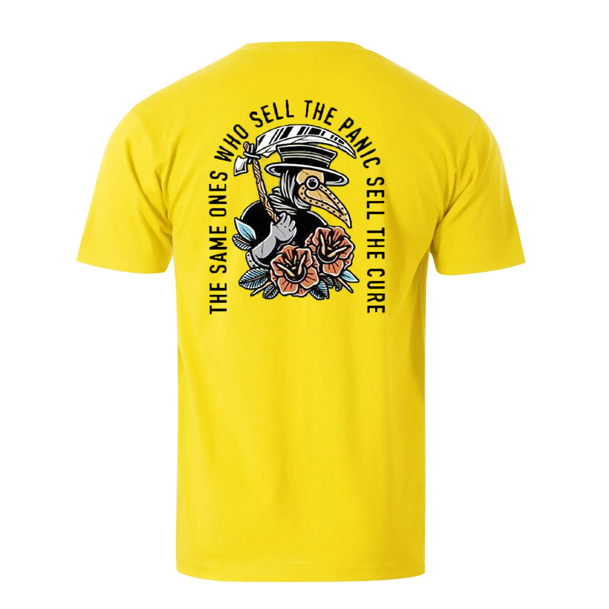 The Same Ones Who Sell The Panic Sell The Cure Men's Cotton T-shirt