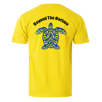 Beyond The Horizon Sea Turtles Men's Cotton T-shirt