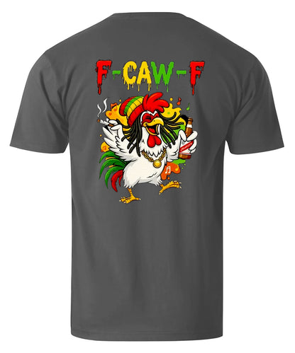 F-Caw-F Party Rooster Men's Cotton T-shirt