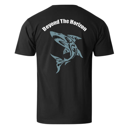 Beyond The Horizon Shark Men's Cotton T-shirt