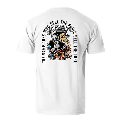 The Same Ones Who Sell The Panic Sell The Cure Men's Cotton T-shirt