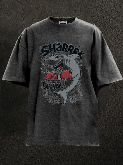 Shark Team Vacation Washed Men's T-shirt