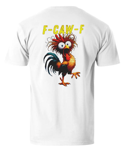 F-Caw-F Crazy Rooster Men's Cotton T-shirt