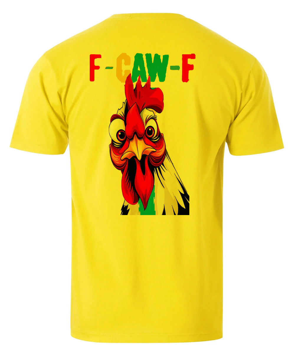 F-Caw-F Serious Rooster Men's Cotton T-shirt