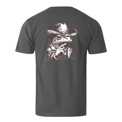 Cowboy Frog Men's Cotton T-shirt