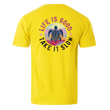 Vacation Life Is Good Take It Slow Men's Cotton T-shirt