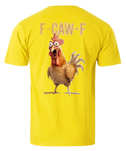 F-Caw-F Stunned Rooster Men's Cotton T-shirt