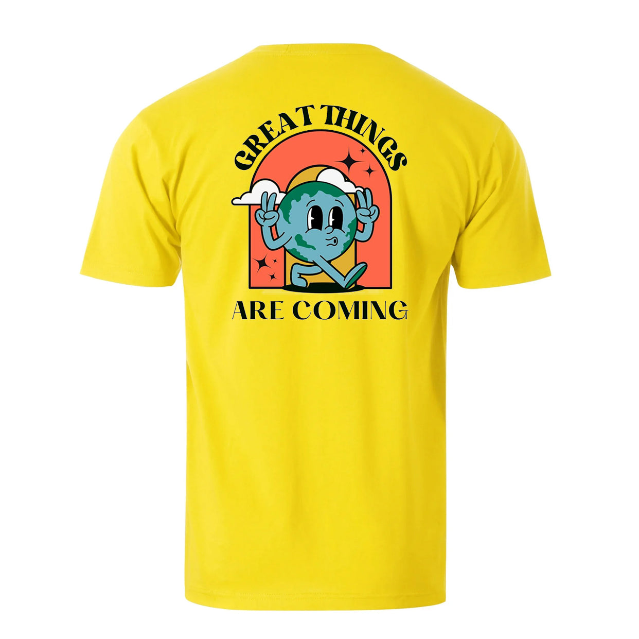 Creat Things Are Coming Men's Cotton T-shirt