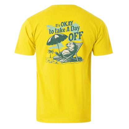 Vacation It's Okay To Take A Day Off Men's Cotton T-shirt