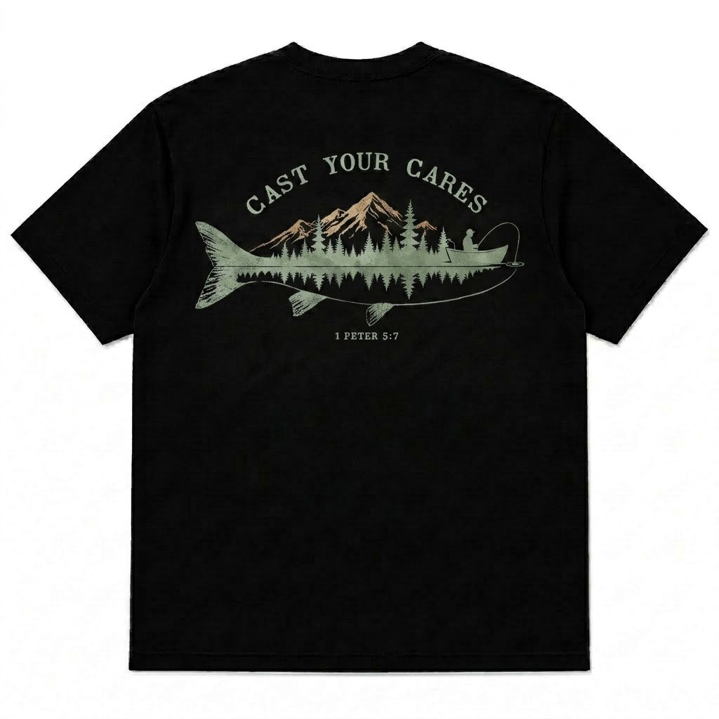 Cast Your Cares Men's T-shirt