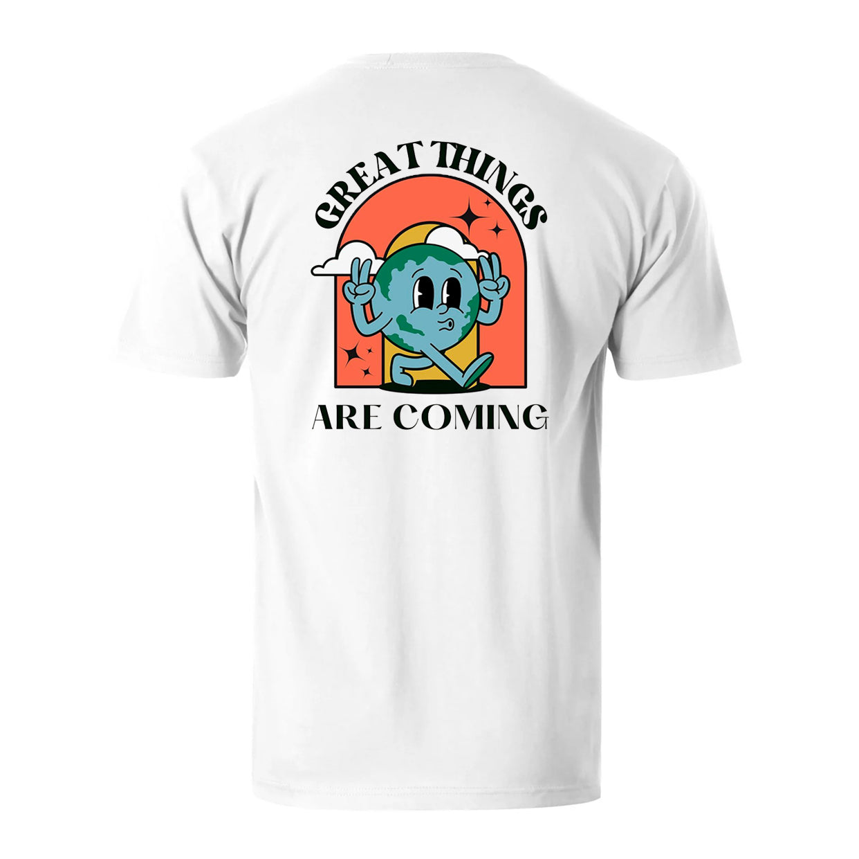 Creat Things Are Coming Men's Cotton T-shirt
