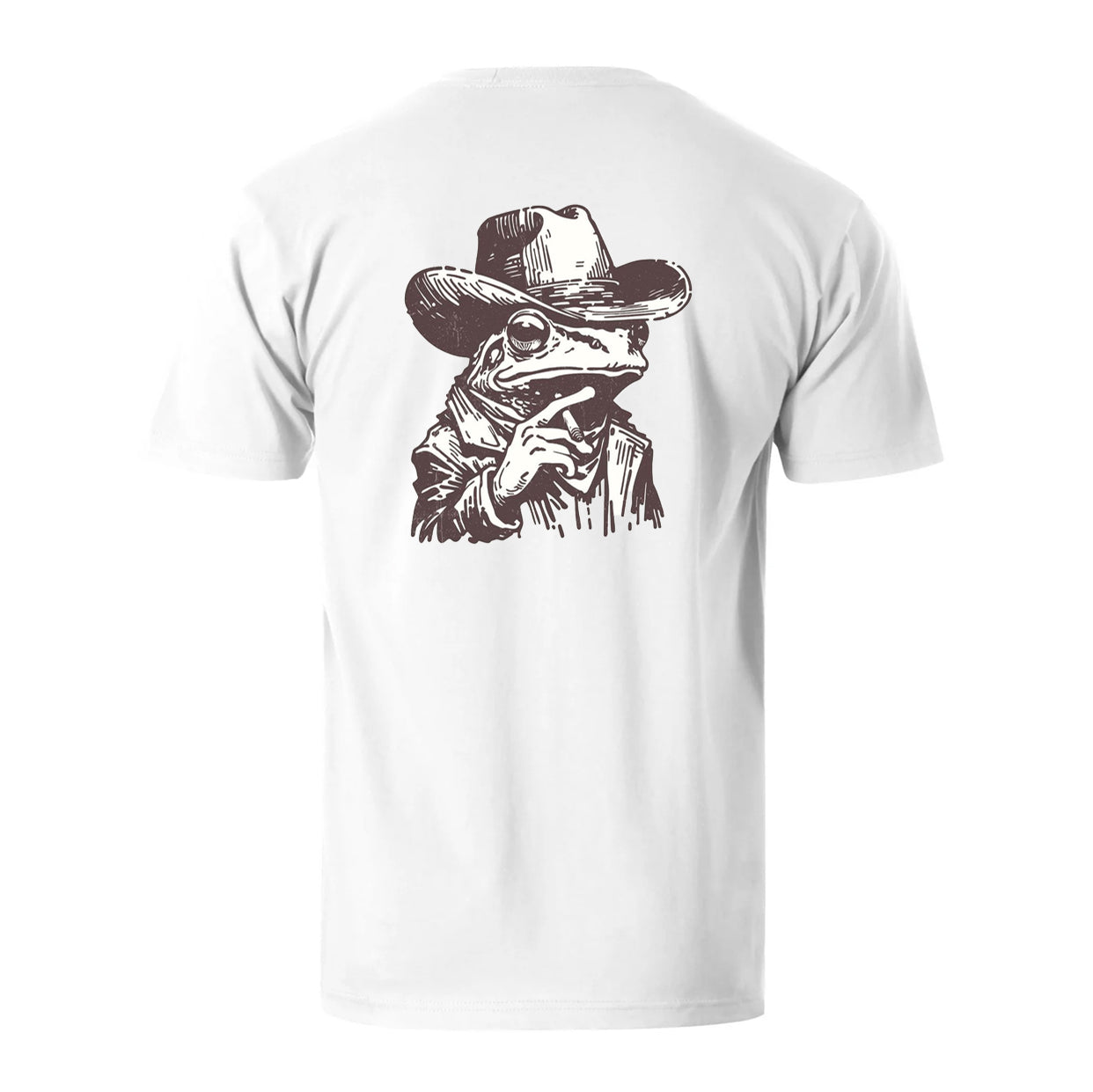 Cowboy Frog Men's Cotton T-shirt