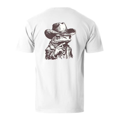 Cowboy Frog Men's Cotton T-shirt