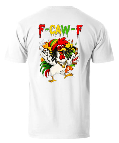 F-Caw-F Party Rooster Men's Cotton T-shirt