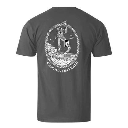 Captain Oh Yeah! Men's Cotton T-shirt