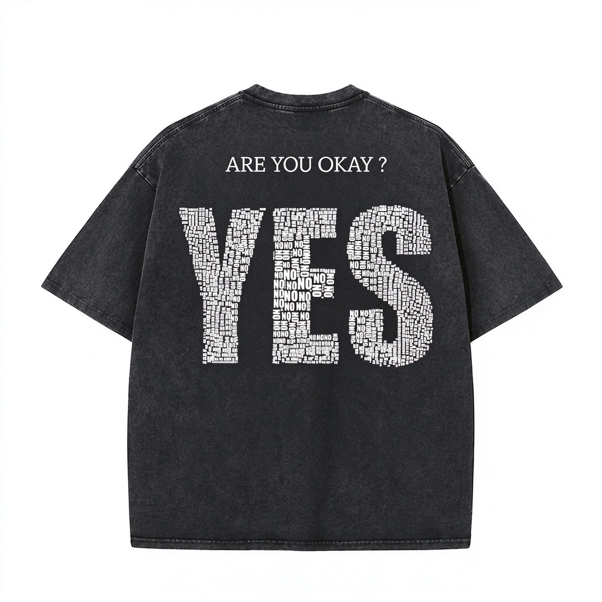 ARE YOU OKAY? Washed Gym Men's T-shirt